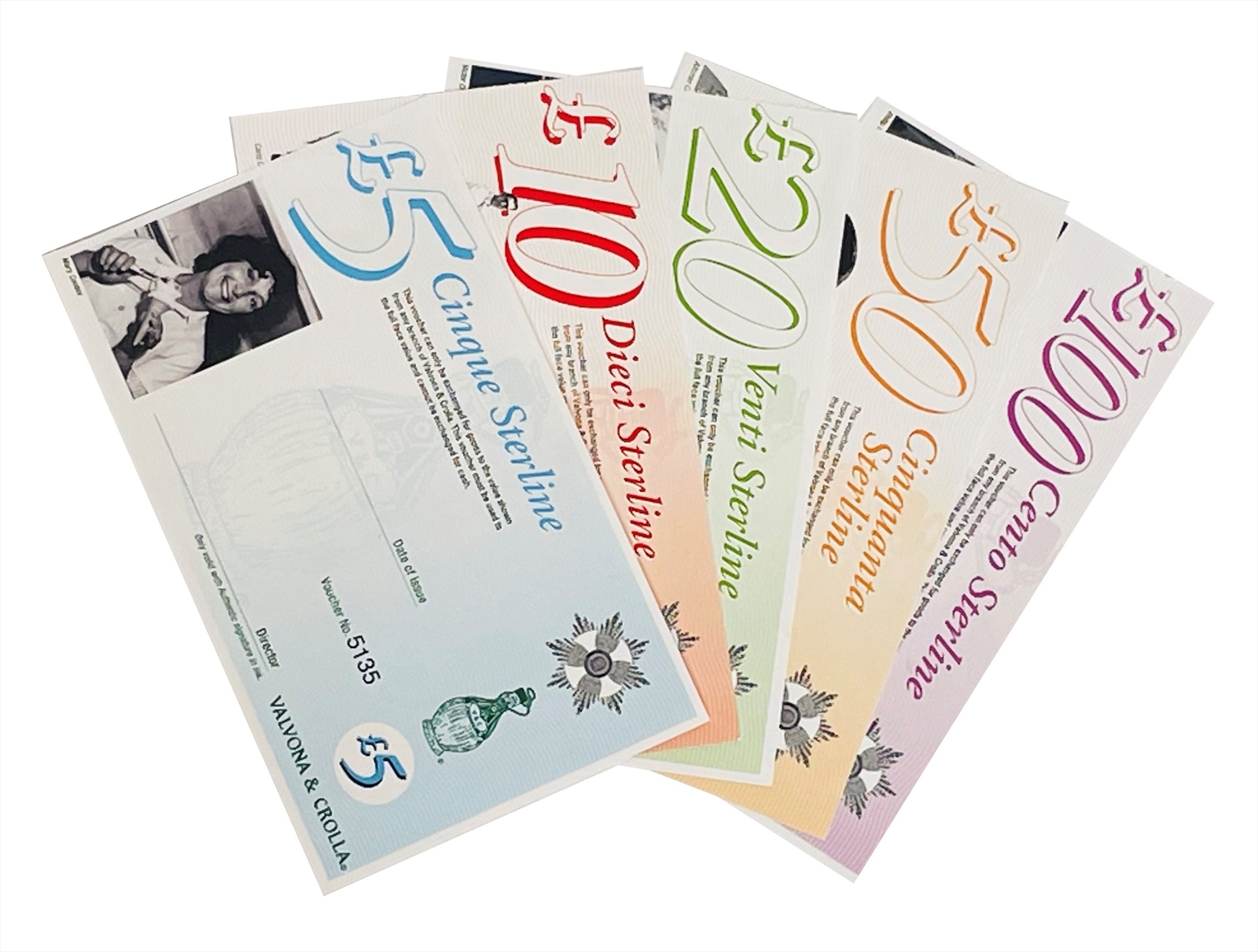 A fan of Valvona & Crolla Sterline gift vouchers
